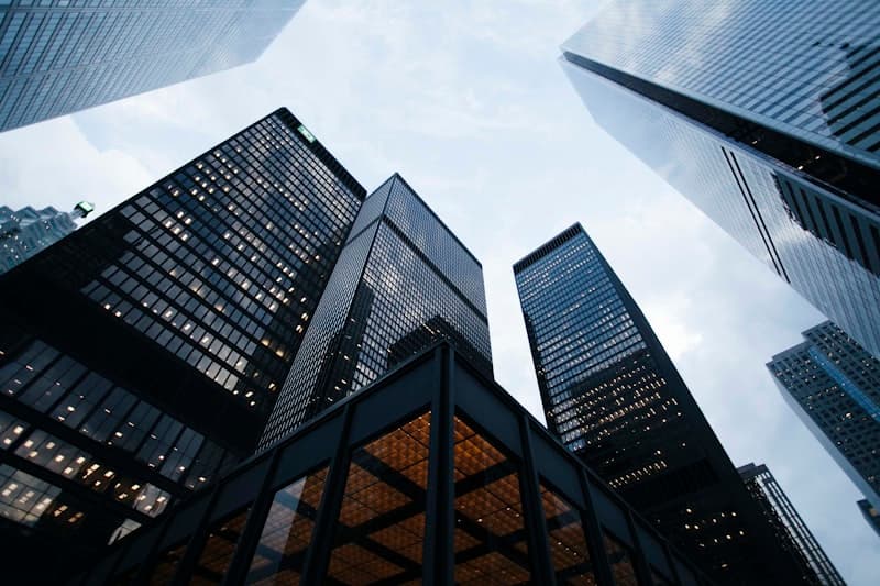 Modern cityscape representing NRI property services
